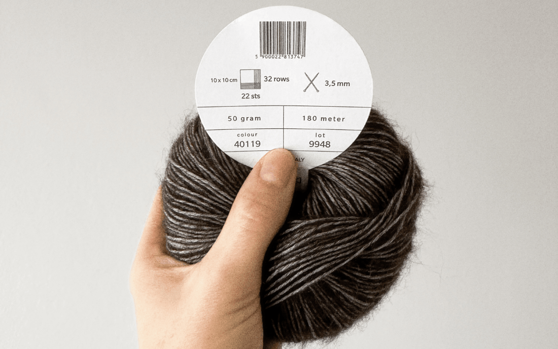 Hvordan læser du en garnbanderole? - Gaia Garn