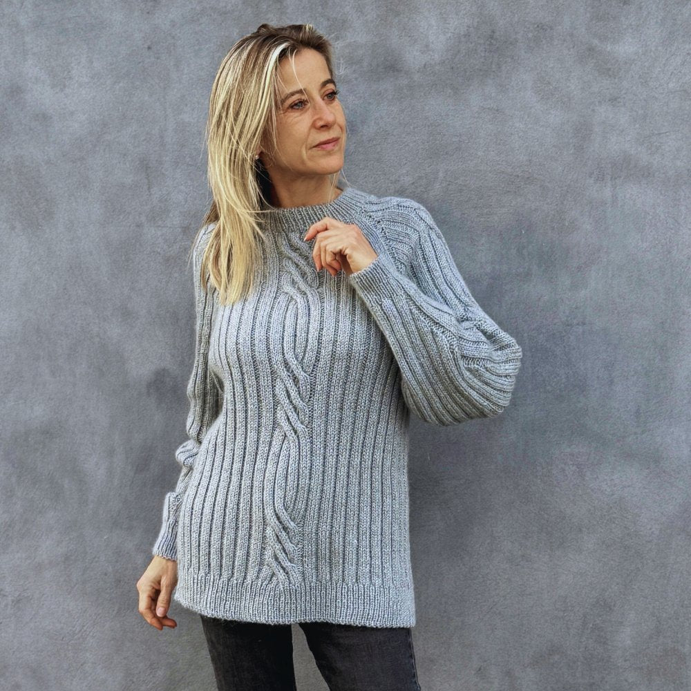 Garnpakke - Twist Loop Sweater - Alpaca Silk - Gaia Garn -