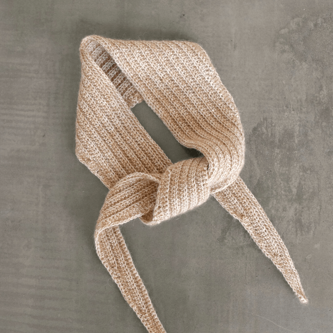 Hækleopskrift - Scarf de Luxe - Gaia Garn -