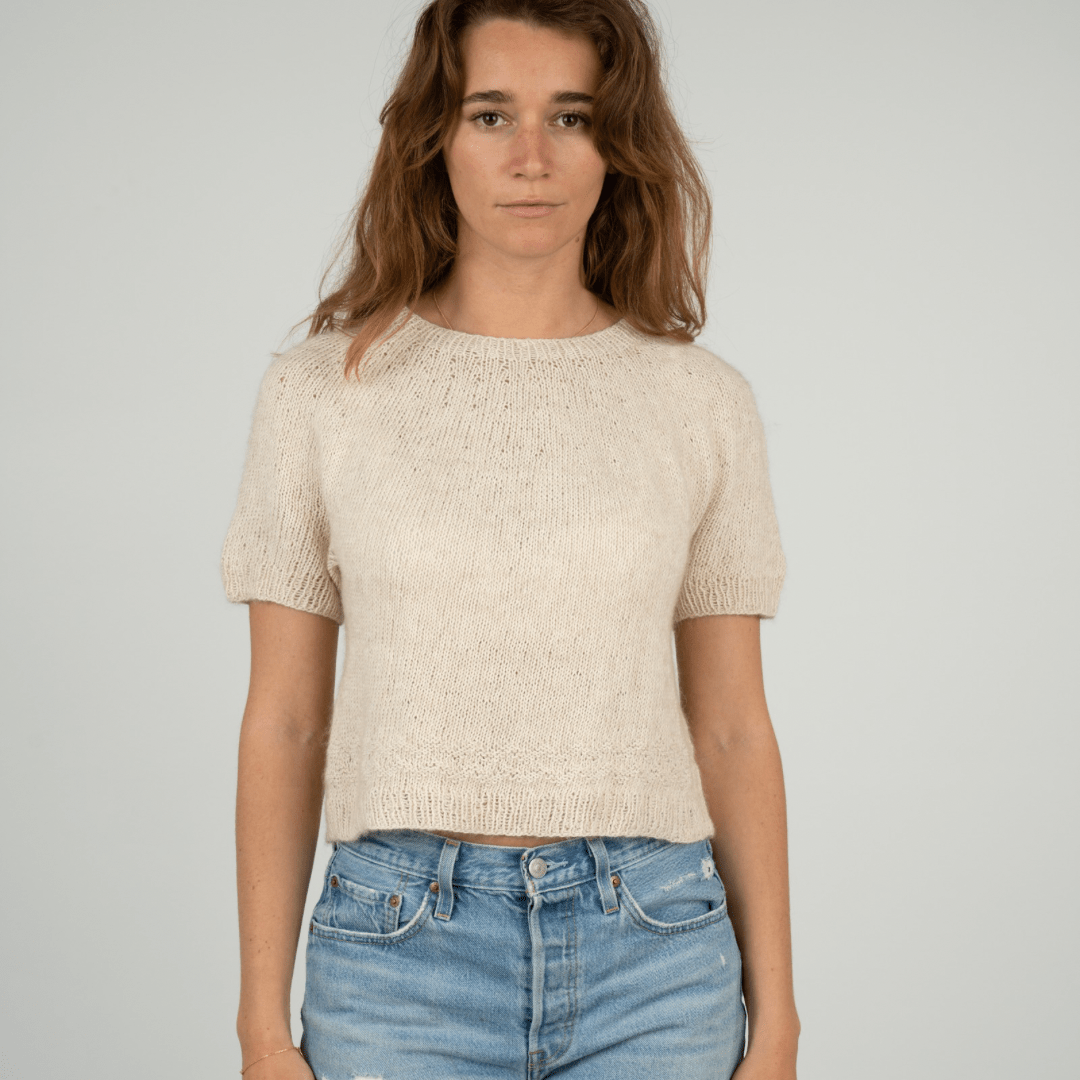 Hanne Rimmen - Cherry Blossom Tee - Gaia Garn -
