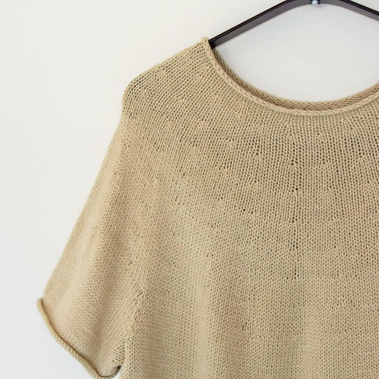 Lene Holme Samsøe / leKnit - Plain Yoke Tee - Gaia Garn -