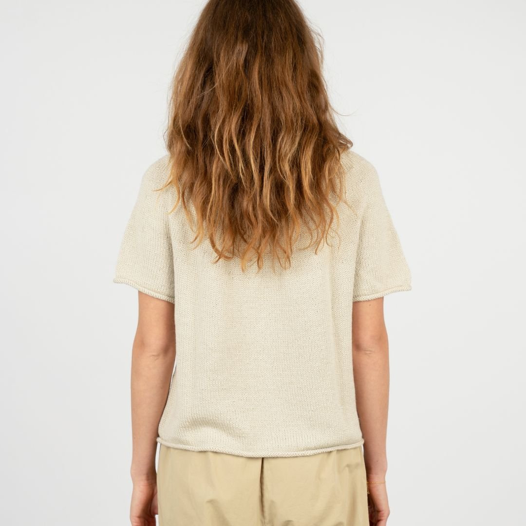Lene Holme Samsøe / leKnit - Plain Yoke Tee - Gaia Garn -