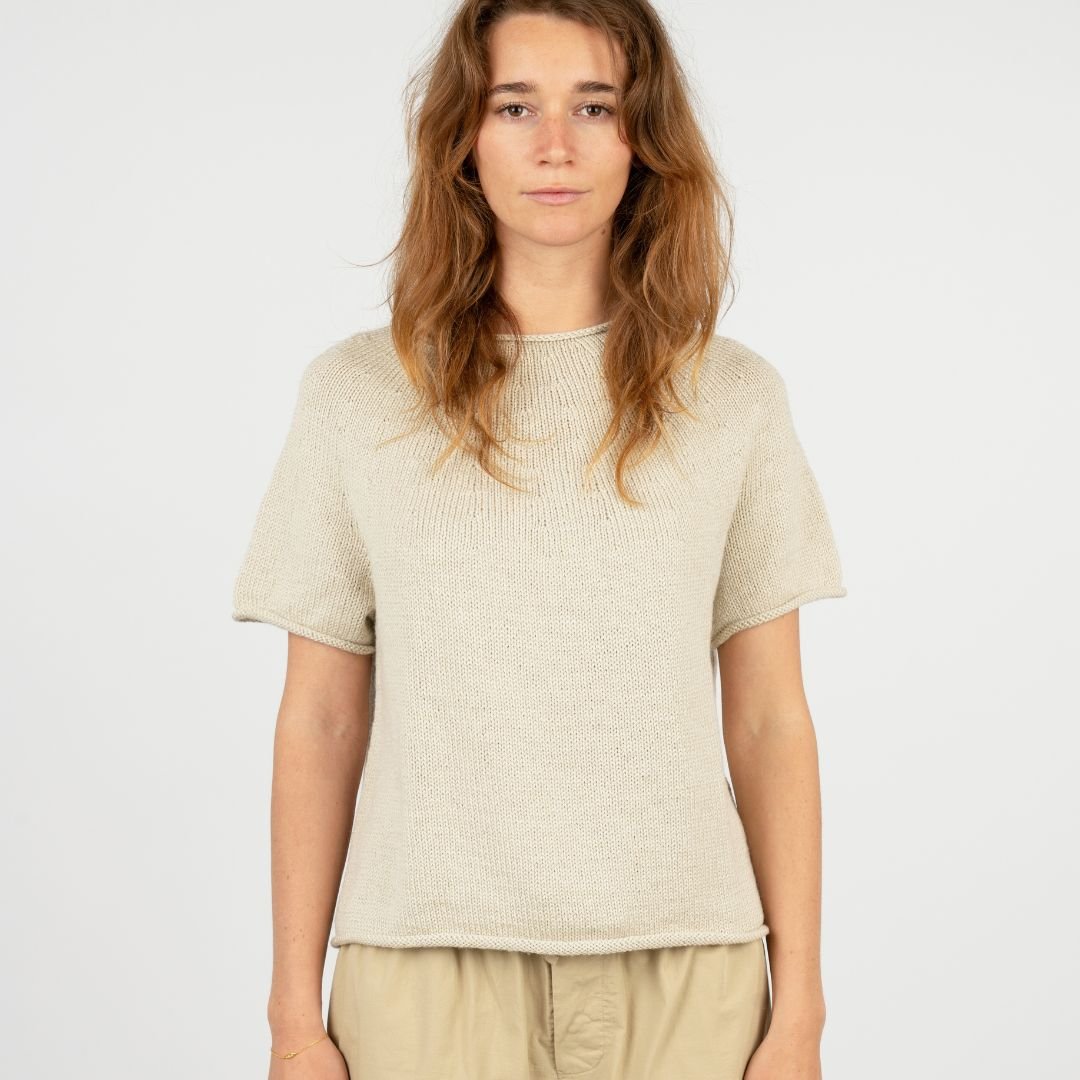 Lene Holme Samsøe / leKnit - Plain Yoke Tee - Gaia Garn -