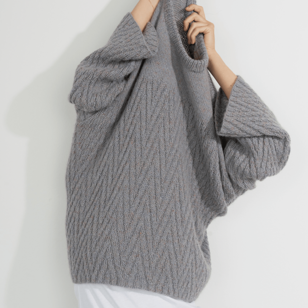 Lene Holme Samsøe / leKnit - Woodlark Sweater (Linen Tweed) - Gaia Garn -