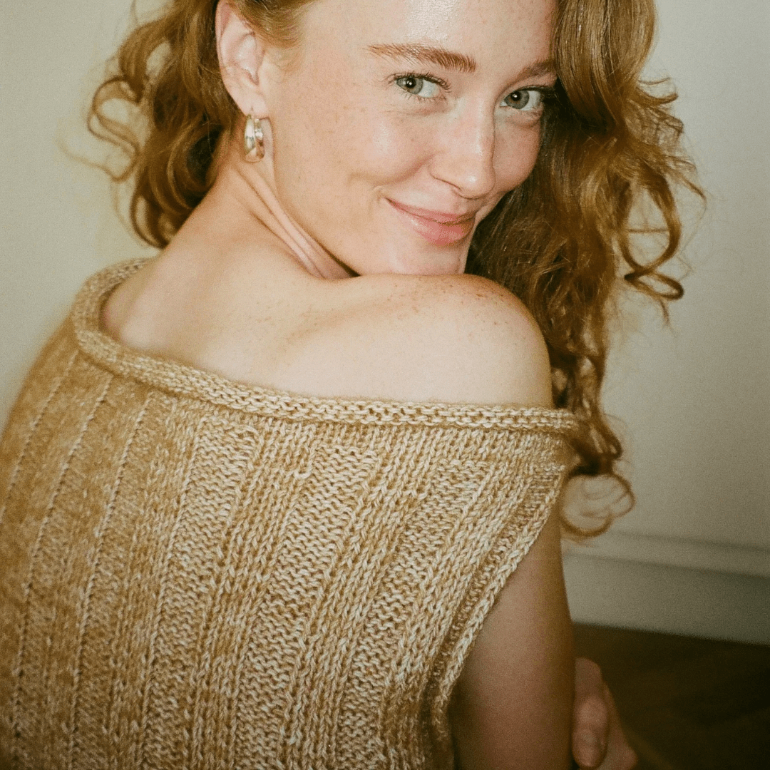 Mathilde Roien - Freja Top Opskrift - Gaia Garn -