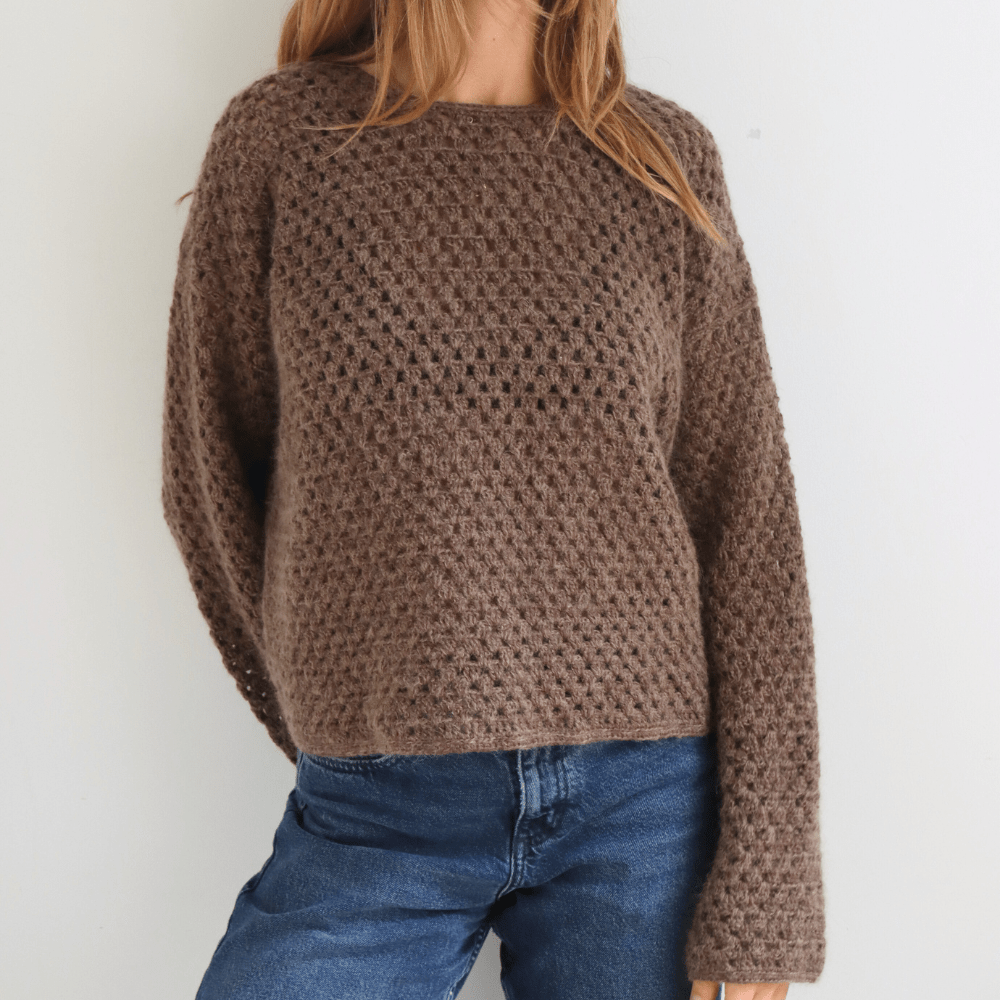 Paulastrickt – TROPEZ Sweater Kit inkl. Opskrift (PDF, Engelsk) - Gaia Garn - Hæklekit