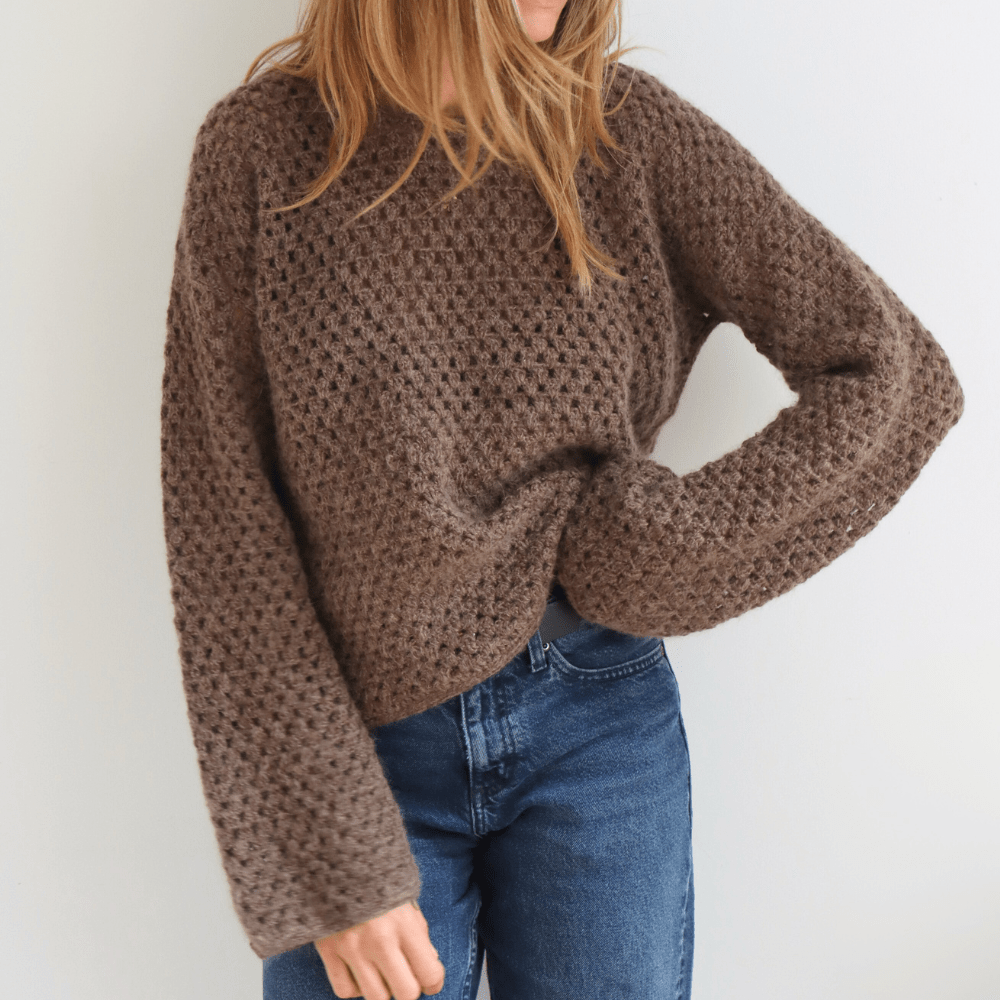 Paulastrickt – TROPEZ Sweater Kit inkl. Opskrift (PDF, Engelsk) - Gaia Garn - Hæklekit