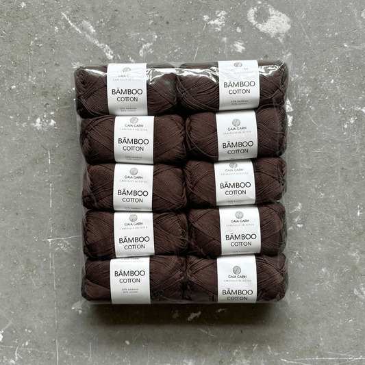 Bamboo Cotton 10 - pak - Gaia Garn - 