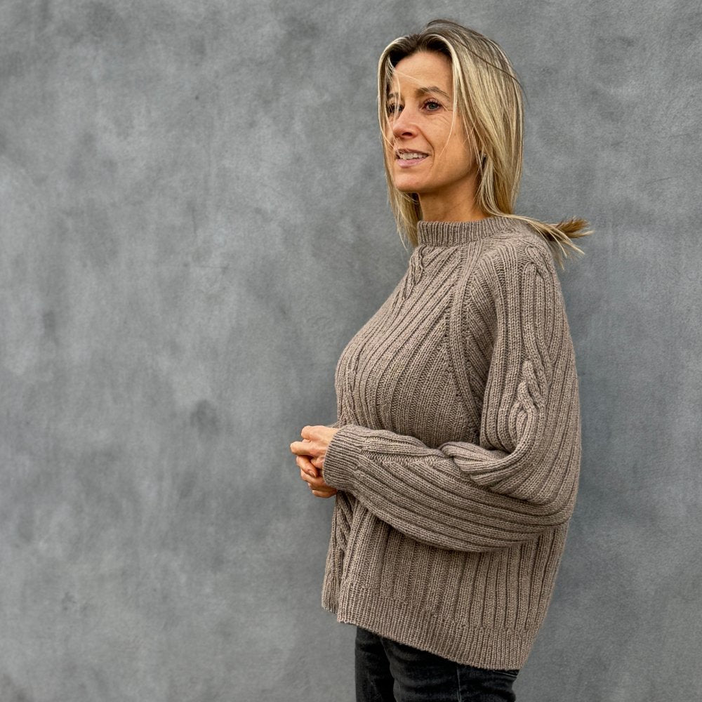 Garnpakke - Twist Loop Sweater - Cashmere Soft Touch - Gaia Garn - 