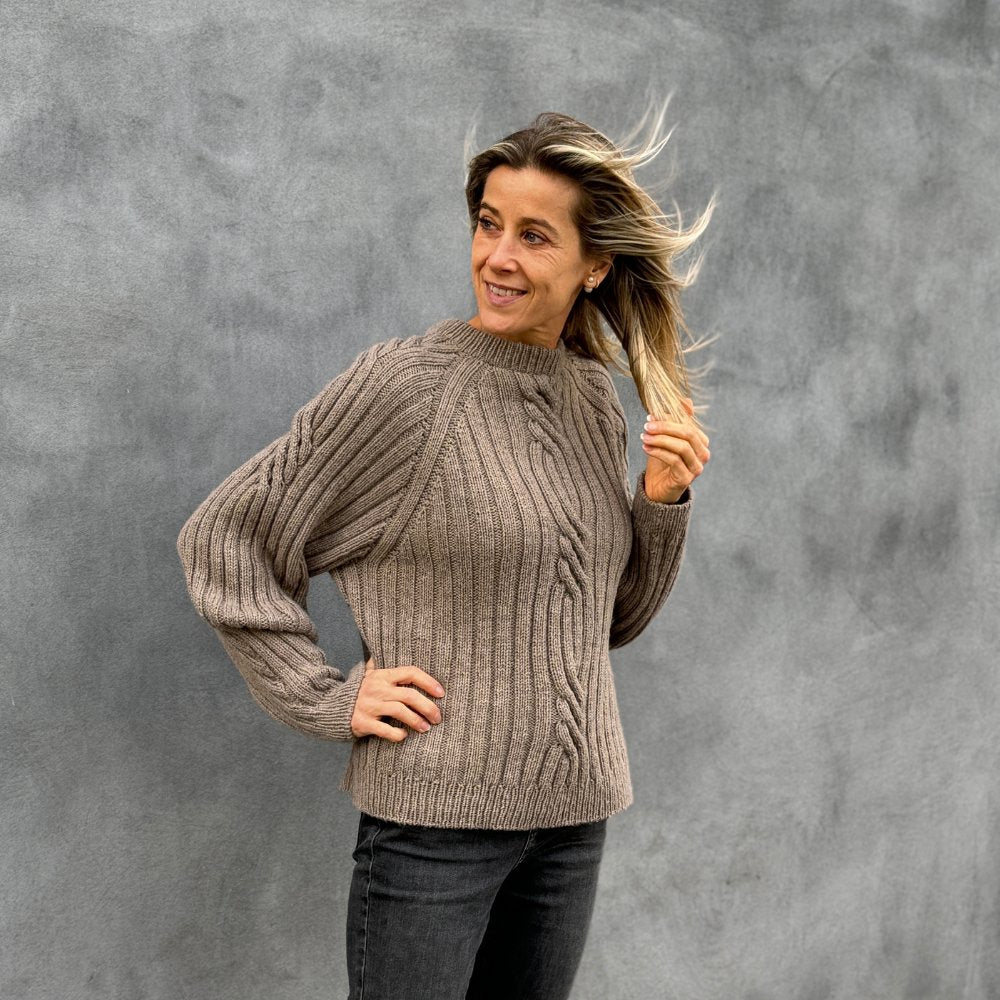 Garnpakke - Twist Loop Sweater - Cashmere Soft Touch - Gaia Garn - 