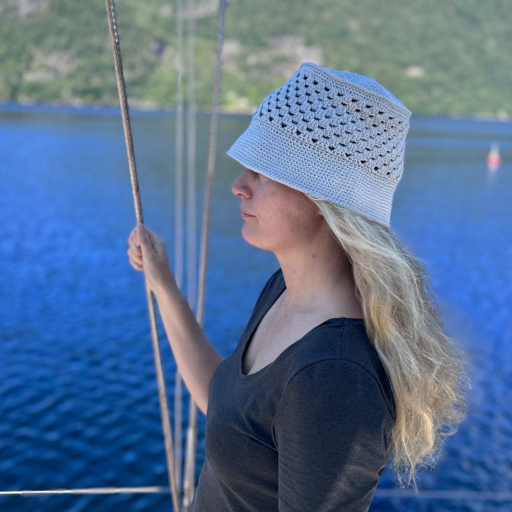 Hæklekit - Cassie Bucket Hat - Gaia Garn - 