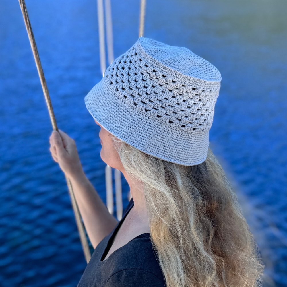 Hæklekit - Cassie Bucket Hat - Gaia Garn - 