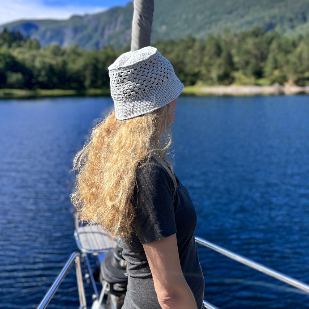 Hæklekit - Cassie Bucket Hat - Gaia Garn - 