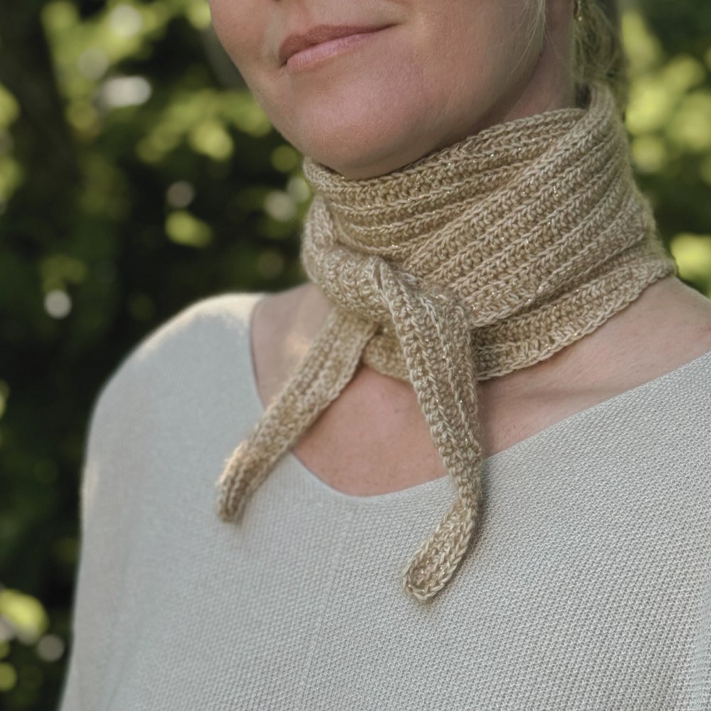 Hæklekit - Scarf de Luxe - Gaia Garn - 