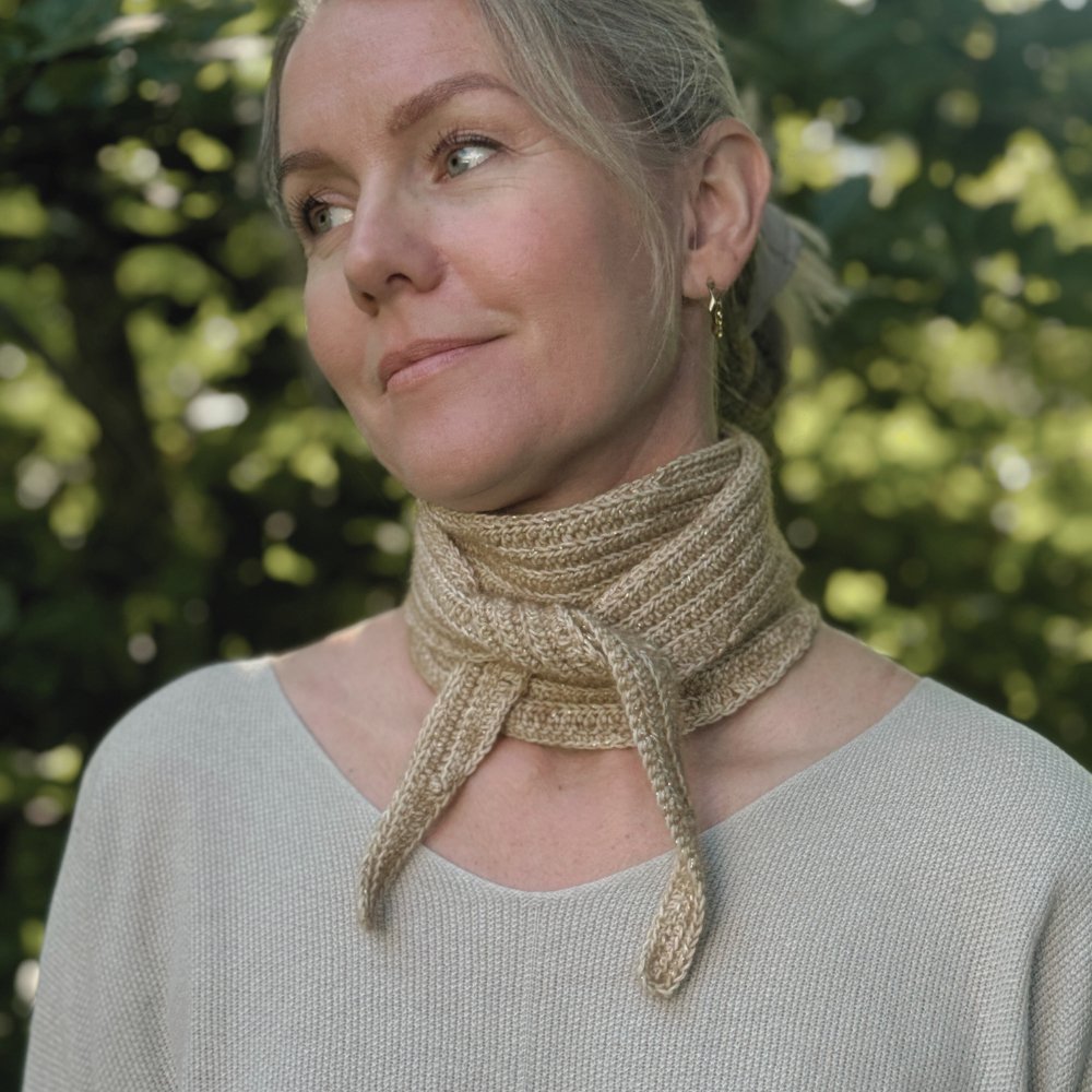 Hæklekit - Scarf de Luxe - Gaia Garn - 