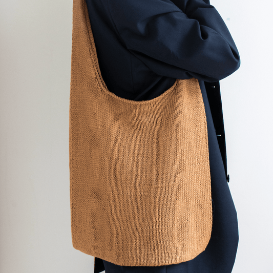 Paulastrickt – EVERYDAY bag Opskrift - Gaia Garn - Strikkeopskrift