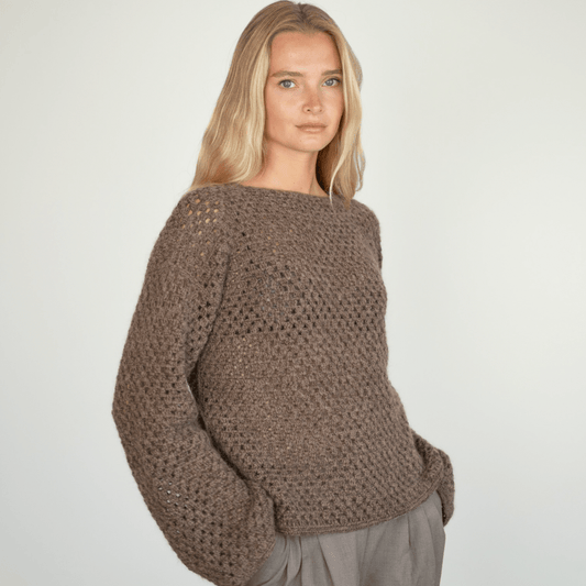 Paulastrickt – TROPEZ Sweater Kit inkl. Opskrift (PDF, Engelsk) - Gaia Garn - Hæklekit