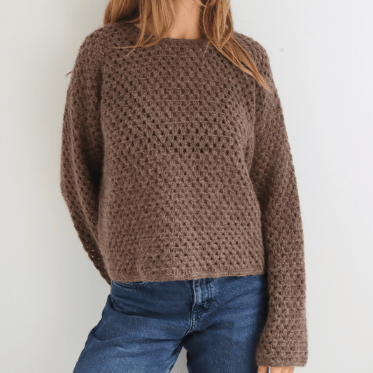 Paulastrickt – TROPEZ Sweater Kit inkl. Opskrift (PDF, Engelsk) - Gaia Garn - Hæklekit